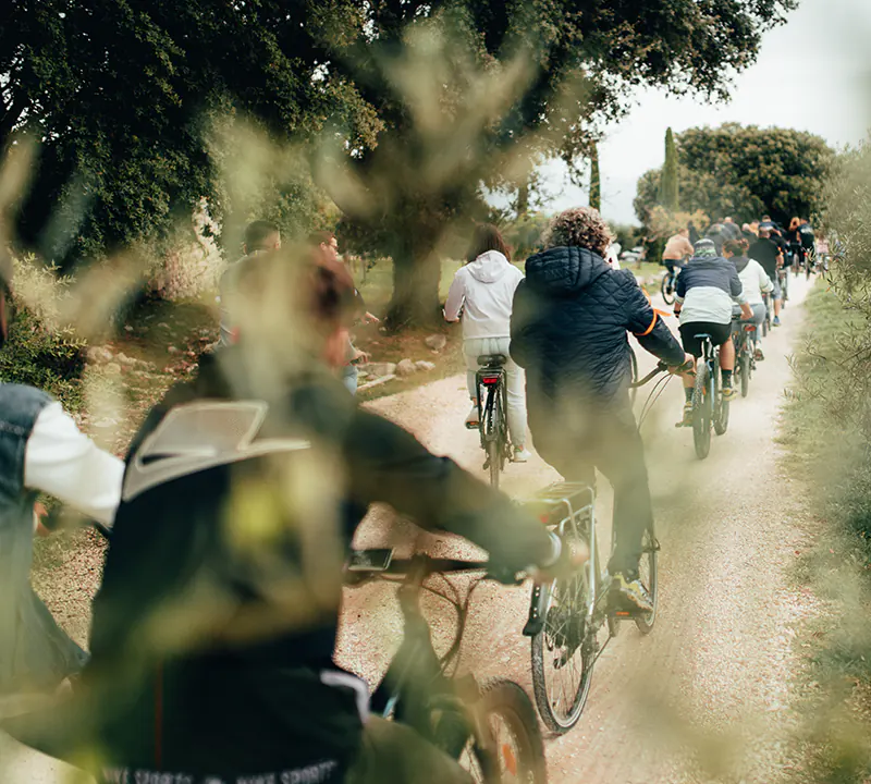 Événementiel team building entreprise extérieur sortie vélo