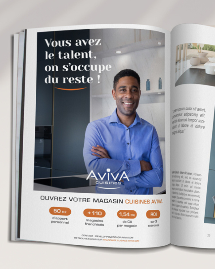 Photo pour le catalogue de cuisines AvivA